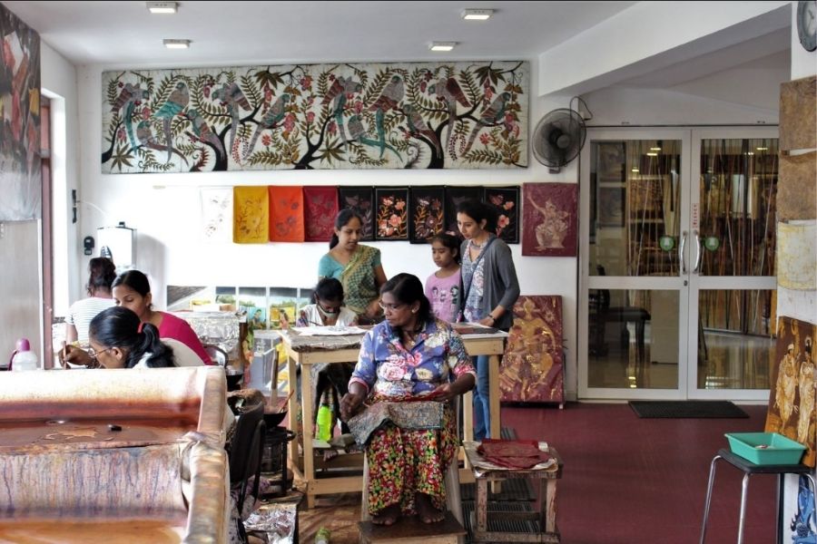 Batik as souvenirs from Sri Lanka