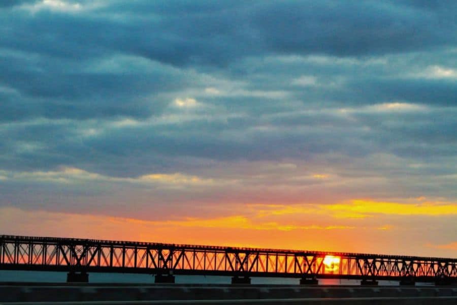sunset florida overseas highway
