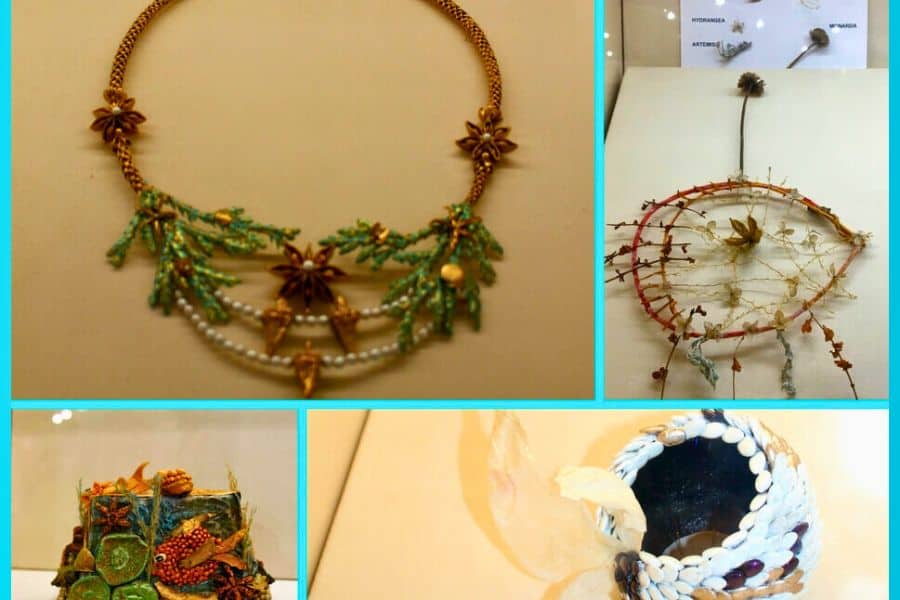 philadelphia flower show jewelry collage
