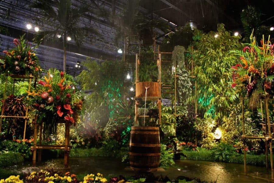 2018 philadelphia flower show phs rainfall pa usa