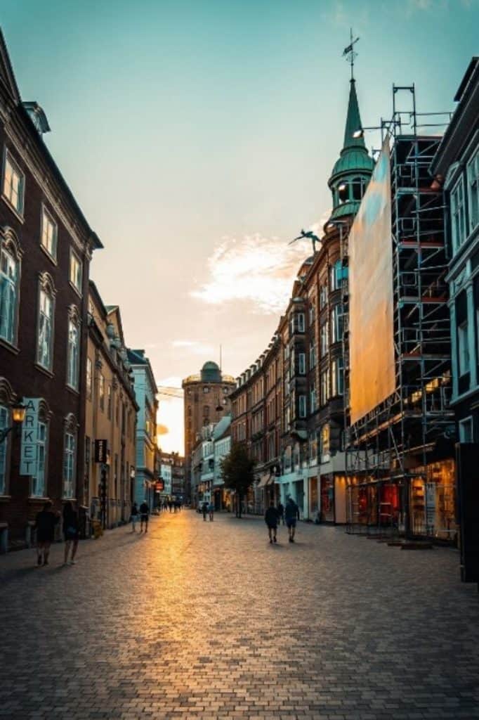 stroget street copenhagen denmark