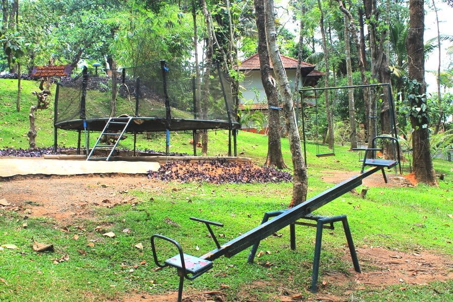 Kids play area at Greenwoods resort