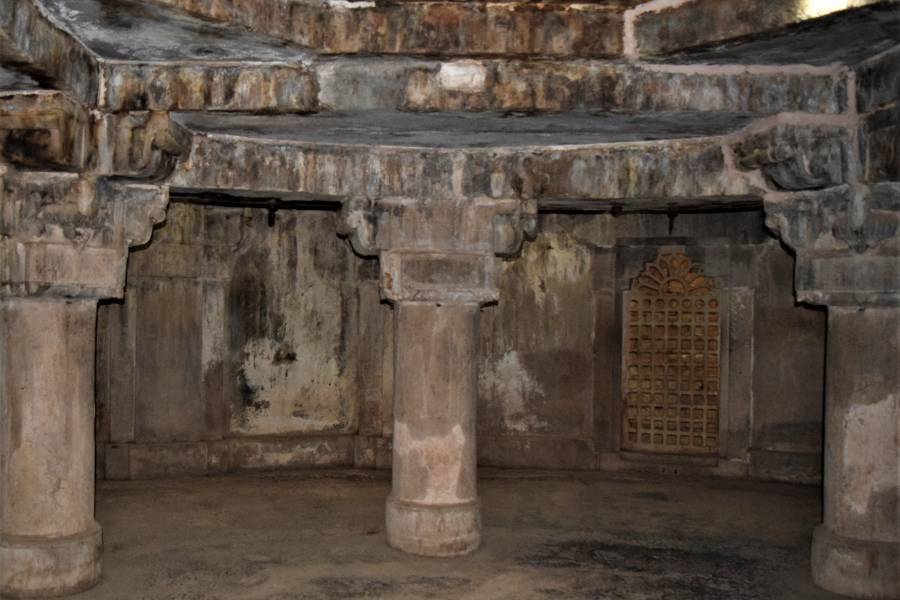 Jhulaghar at Man Mandir Palace in Gwalior Fort