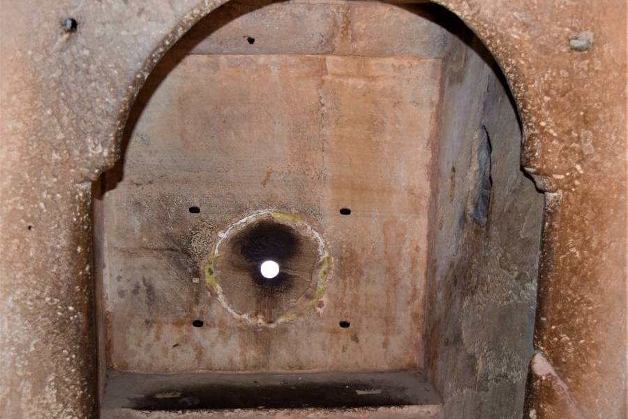 Cool underground chambers in Man Mandir Palace in Gwalior Fort