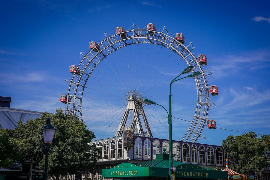  Viennese Giant Ferris Wheel, Prater Amusement Park Vienna