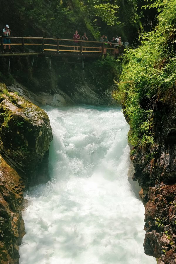 sum waterfall vintgar gorge
