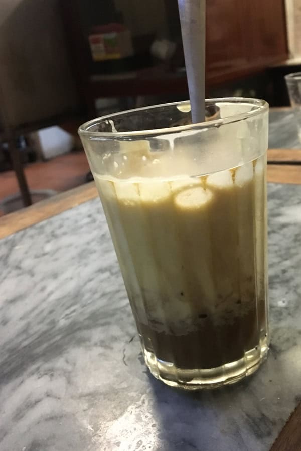 Vietnam egg coffee