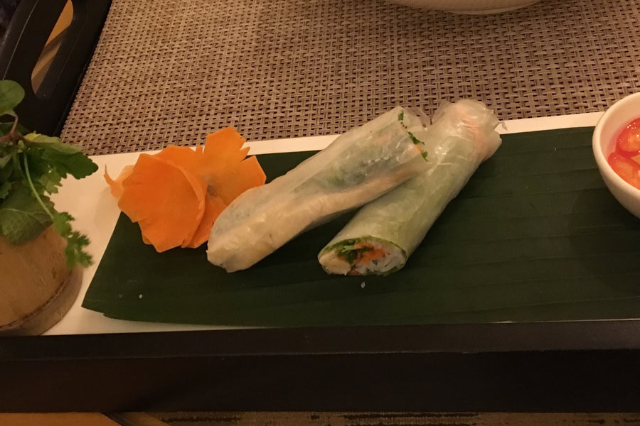 Vietnam vegetarian spring roll