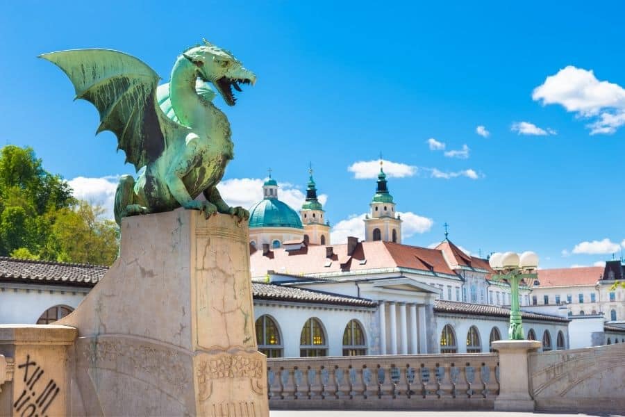 dragon bridge ljubljana slovenia