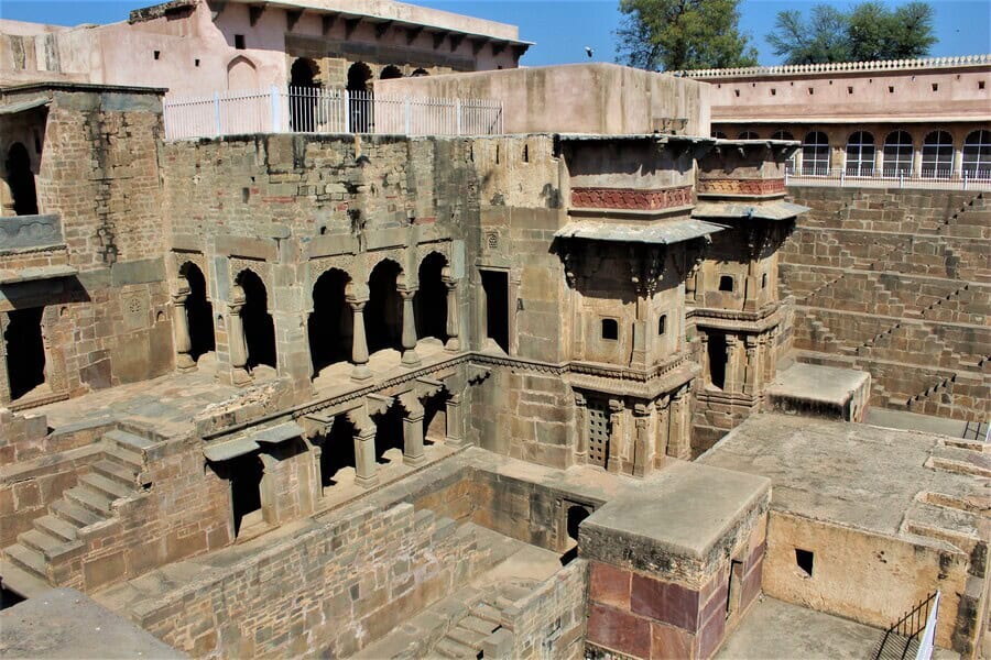 chand baori step well structure