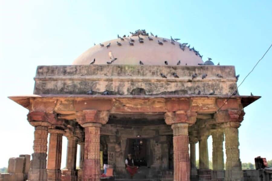 harshat mata temple near chand baori step well