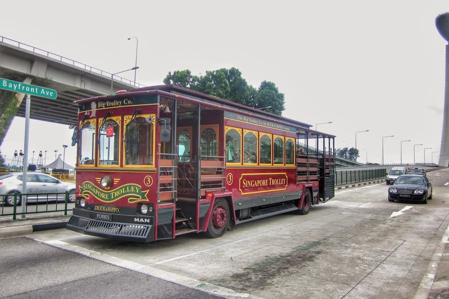 singapore sightseeing bus tours classic singapore trolley