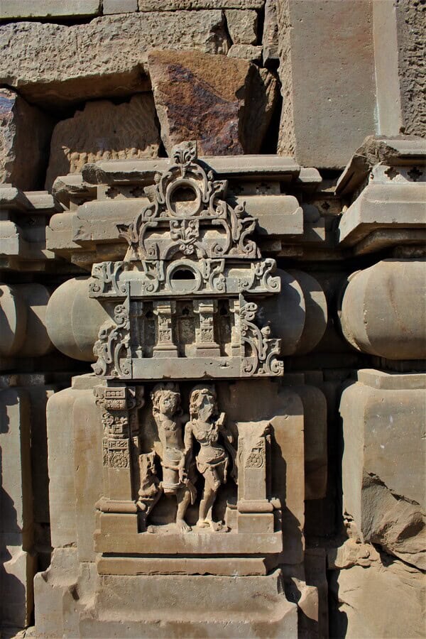 stone sculptures harshat mata temple abhaneri