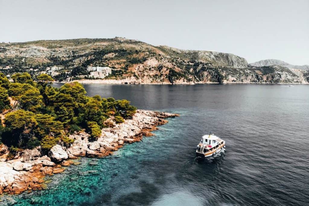 lokrum island dubrovnik croatia