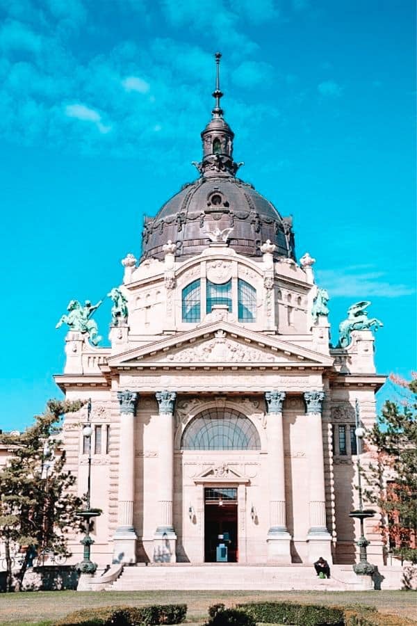 famous szechenyi thermal bath