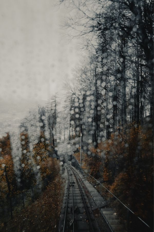 raining bergen railway bergensbanen