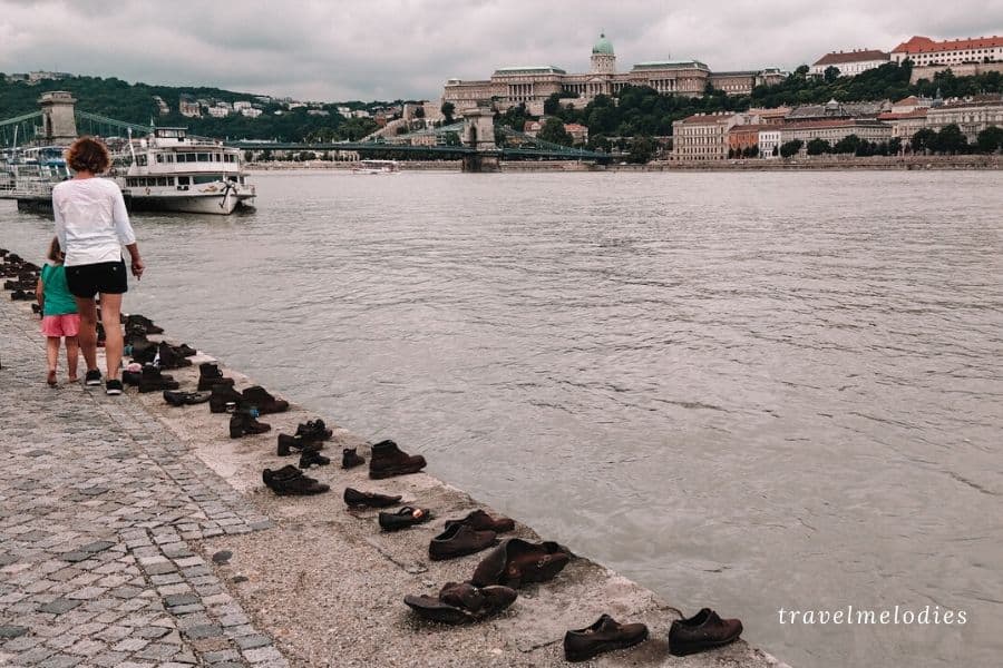 shoes on the danube bank budapest hungary