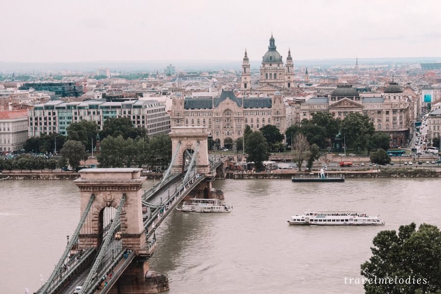 Széchenyi Chain Bridge Budapest Hungary