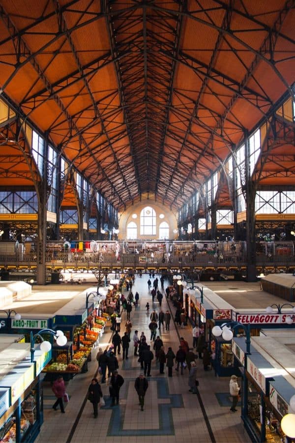 the great market hall budapest hungary