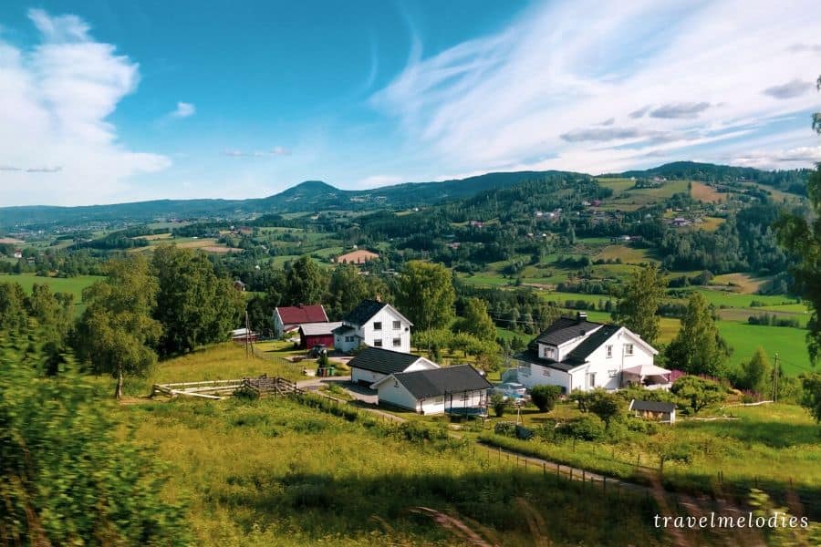 beautiful views oslo to bergen train norway by train