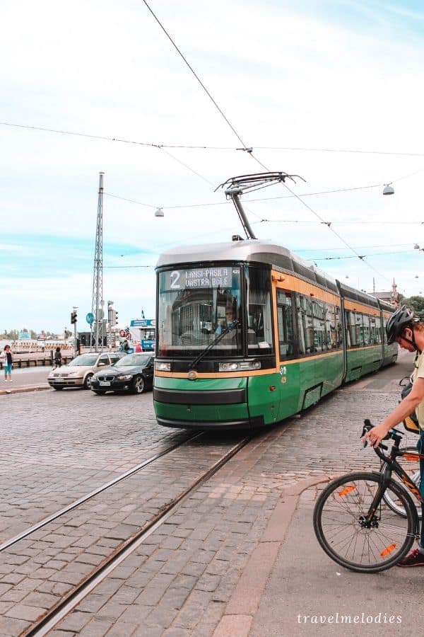tram 2 sightseeing in helsinki