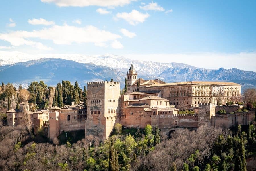 Alhambra palace Granada Spain Andalusia road trip.