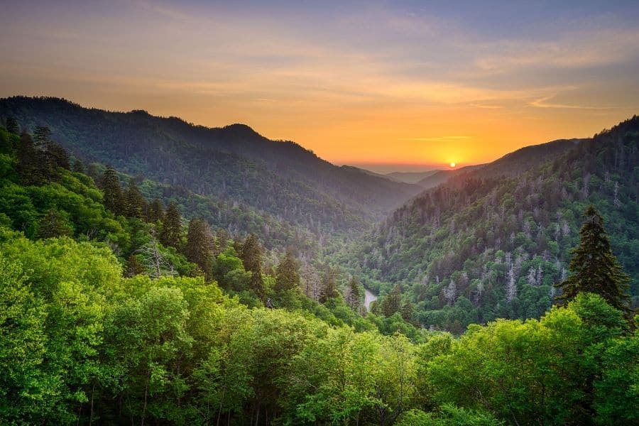 great smoky mountains national park North Carolina and Tennessee USA