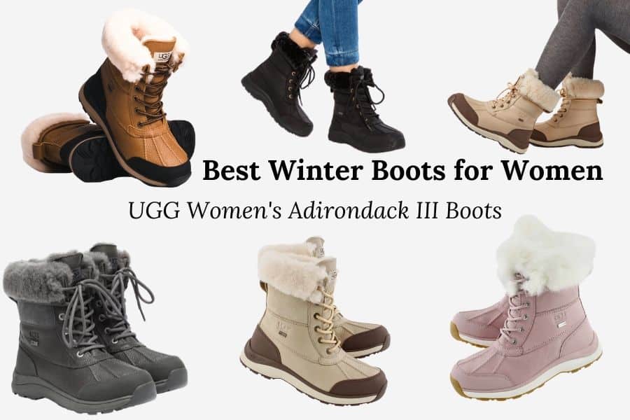 UGG women's adirondack III Boots Best winter boots for women