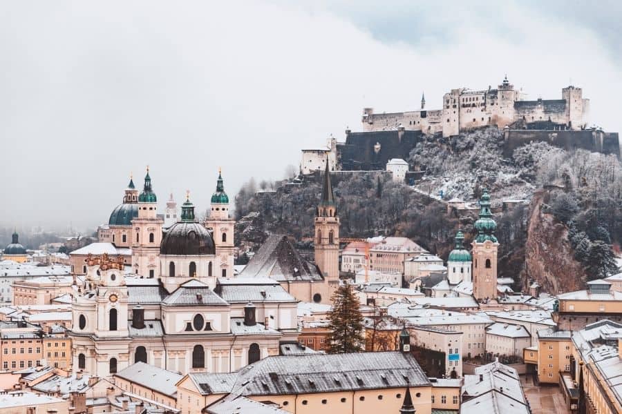 salzburg in winter austria best winter destinations in europe
