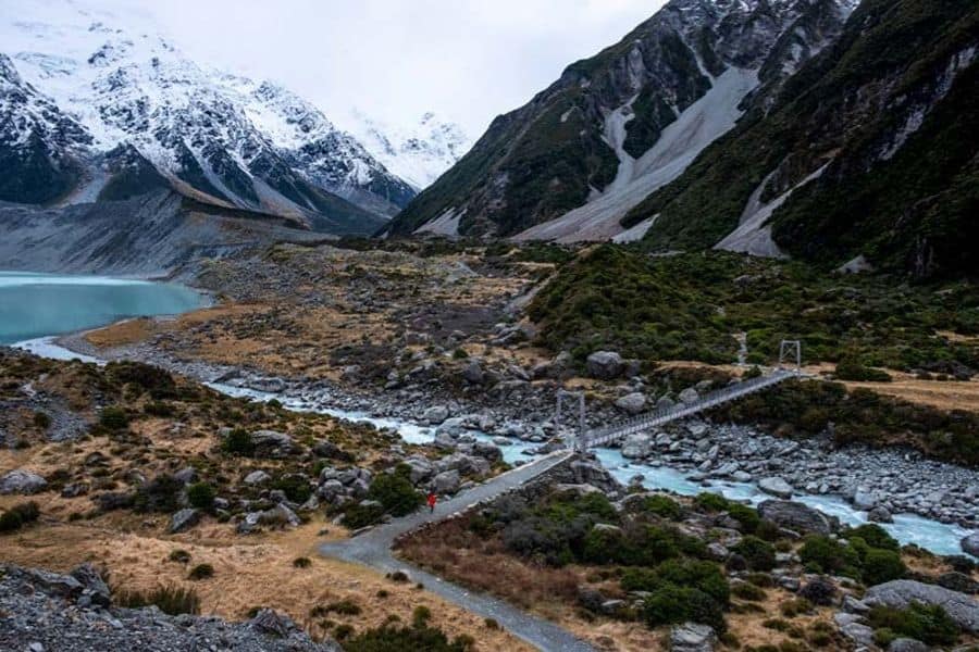 hooker valley track walk mt cook new zealand best national parks in the world
