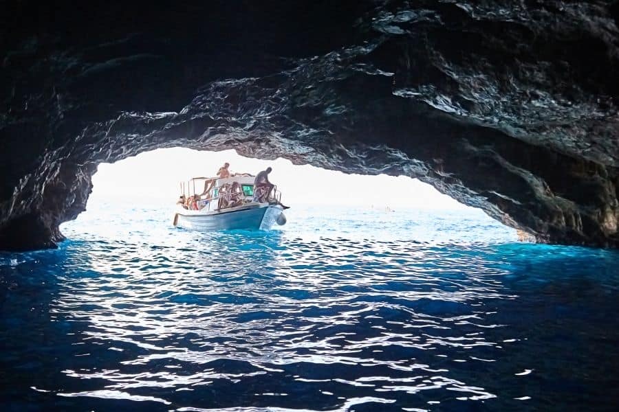 blue cave montenegro balkans