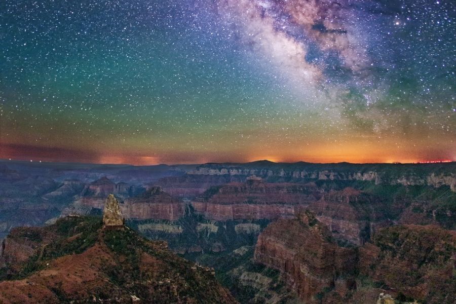 milky way point imperial grand canyon stargazing