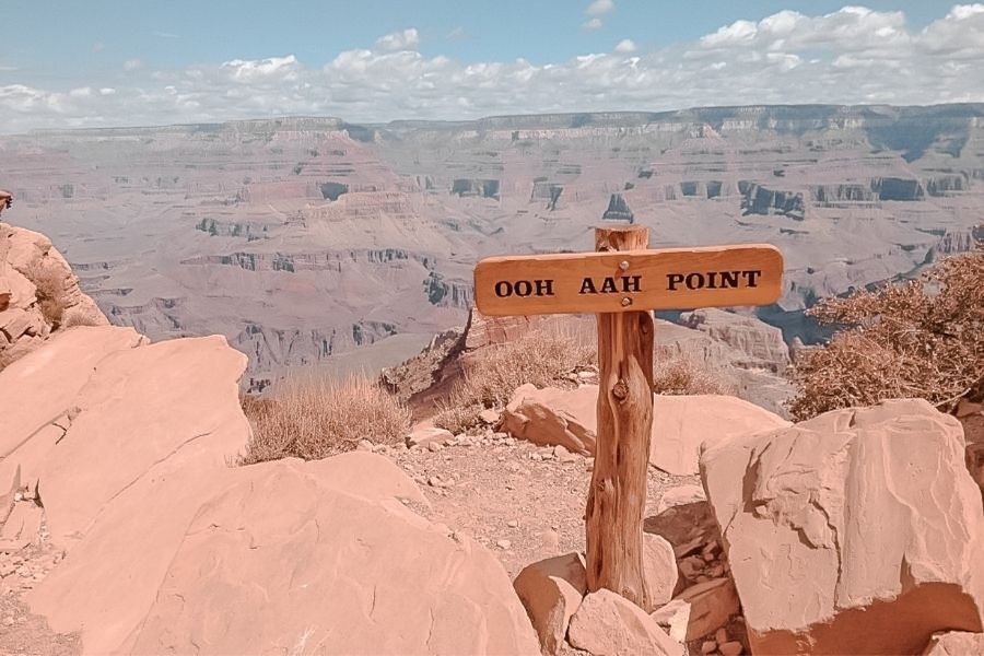 south rim viewpoints ooh aah point grand canyon national park arizona