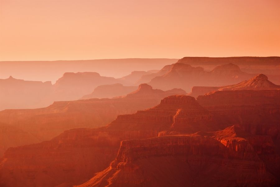sunset grand canyon arizona