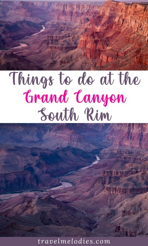 things to do in grand canyon south rim