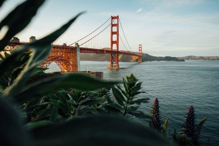 golden gate bridge san francisco west coast usa