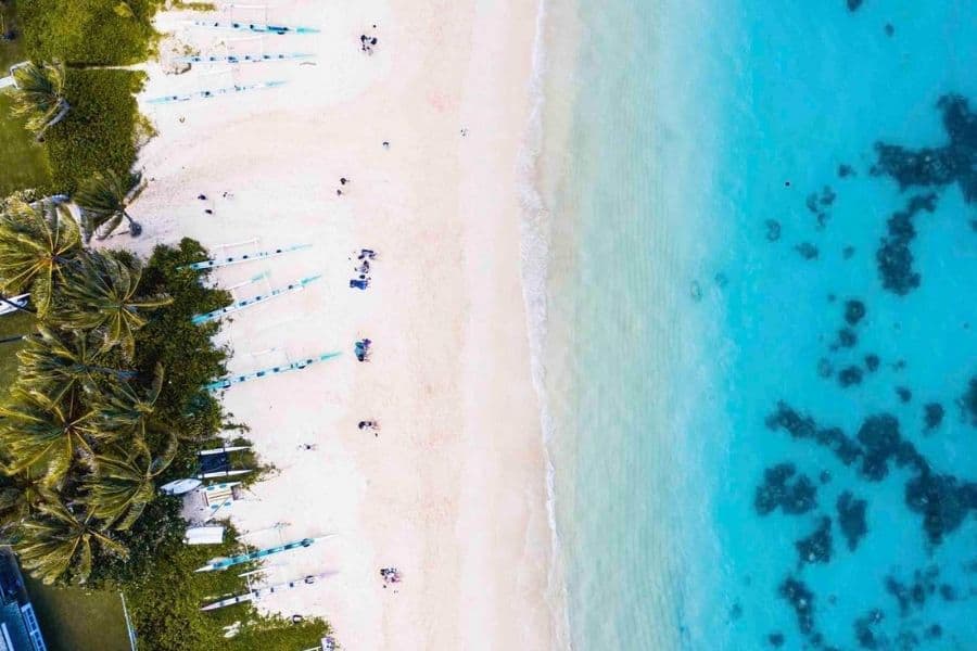lanikai beach oahu hawaii west coast usa