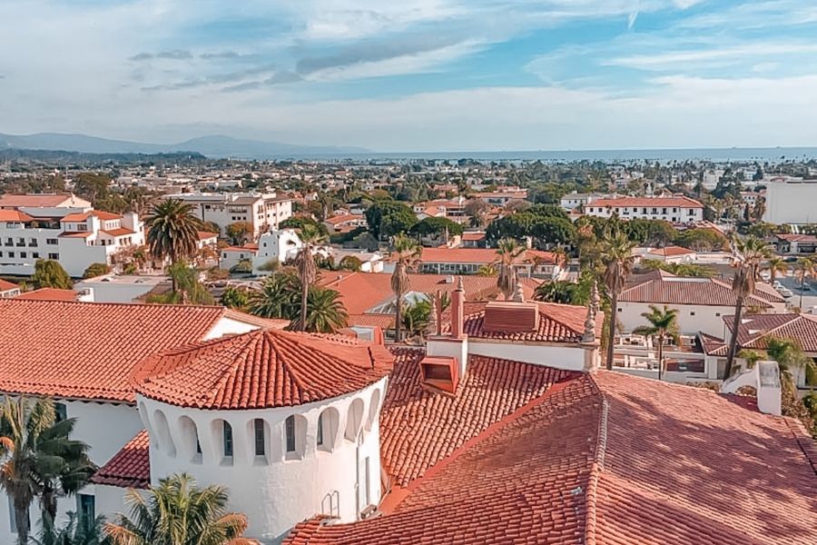 santa barbara california west coast usa