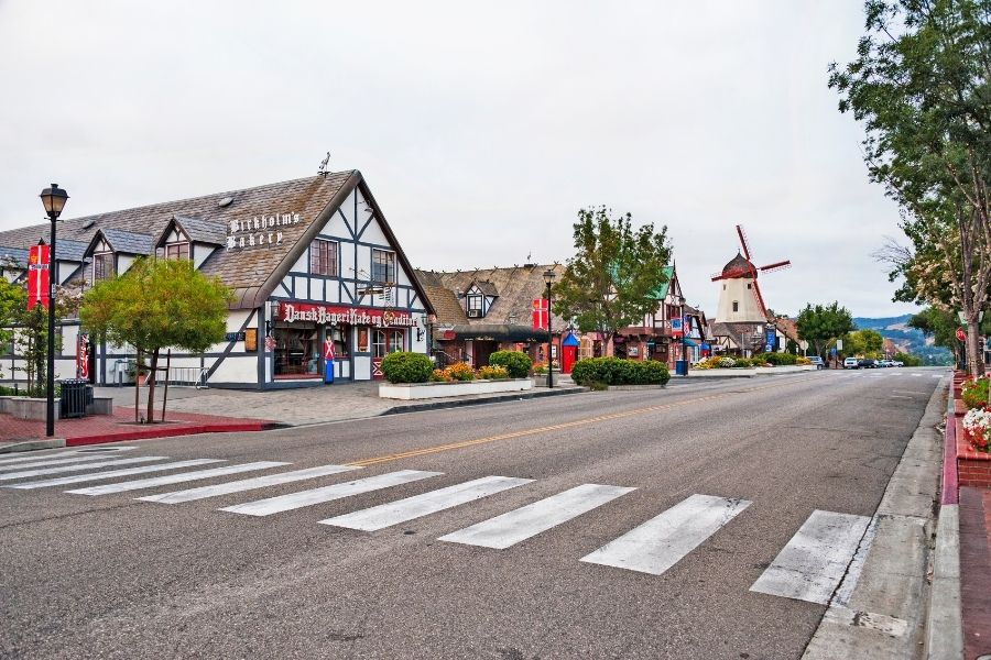solvang california west coast usa