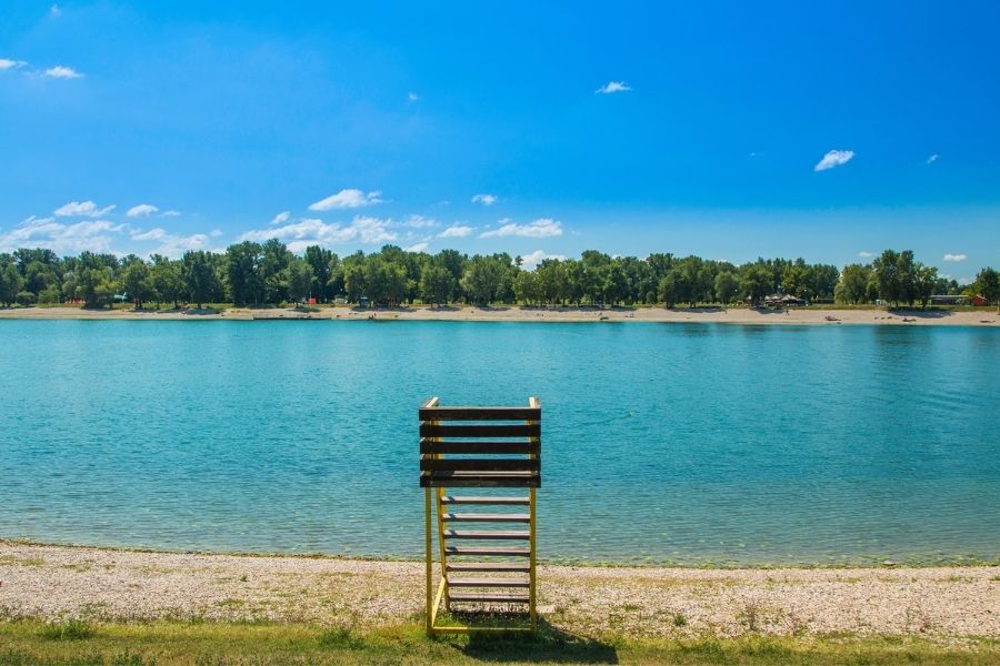 lake jarun zagreb croatia