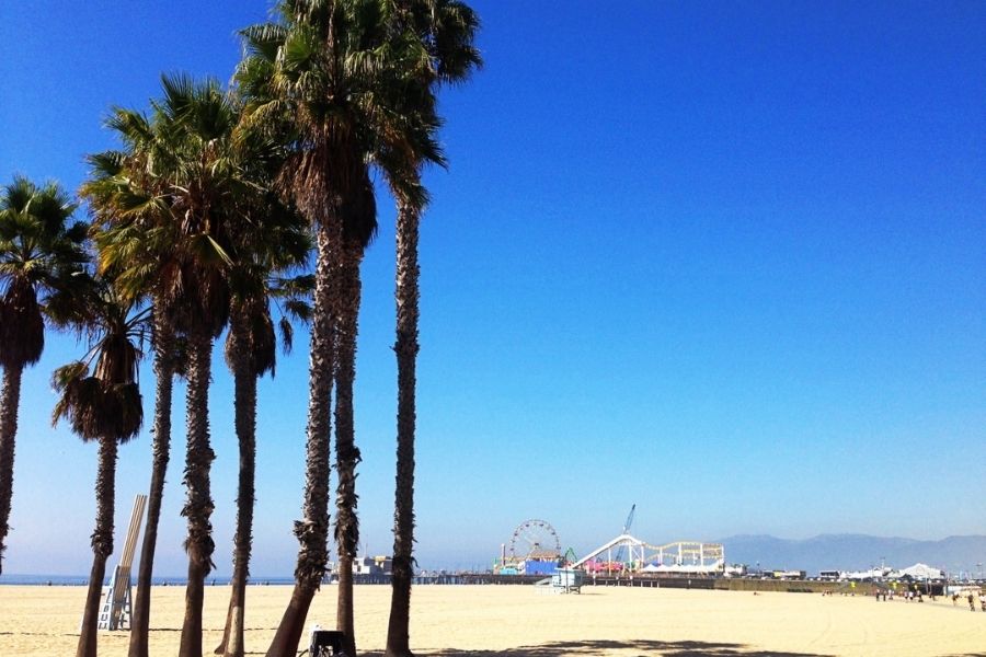 Santa Monica beach California USA west coast beaches Travelmelodies