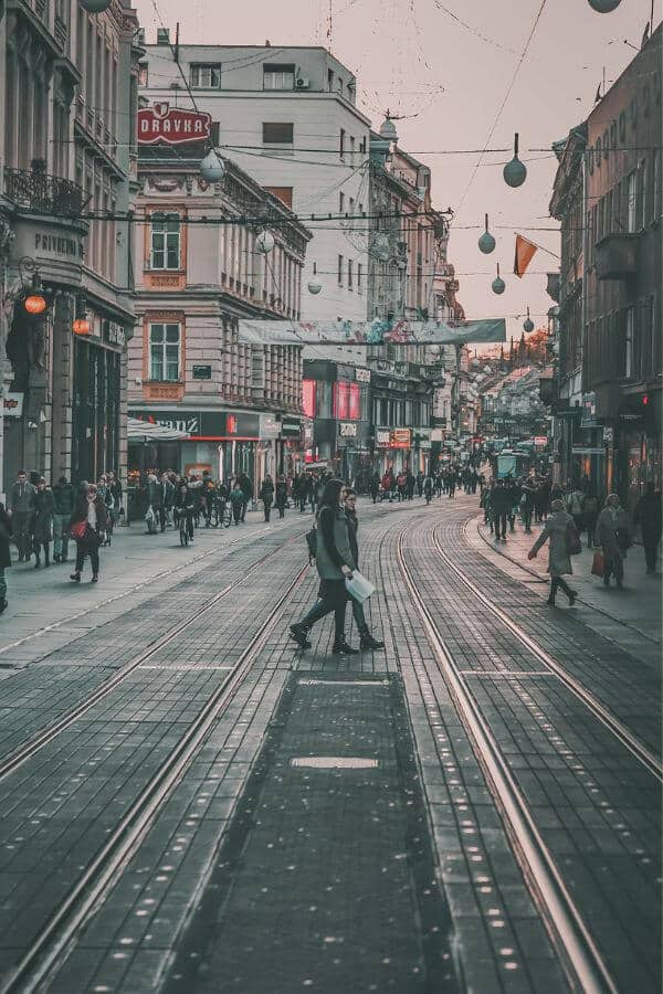 Ilica shopping street