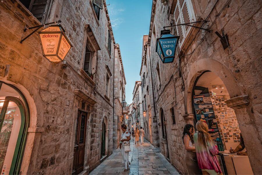 charming streets of dubrovnik old town