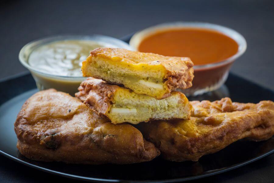 bread pakora north indian street food
