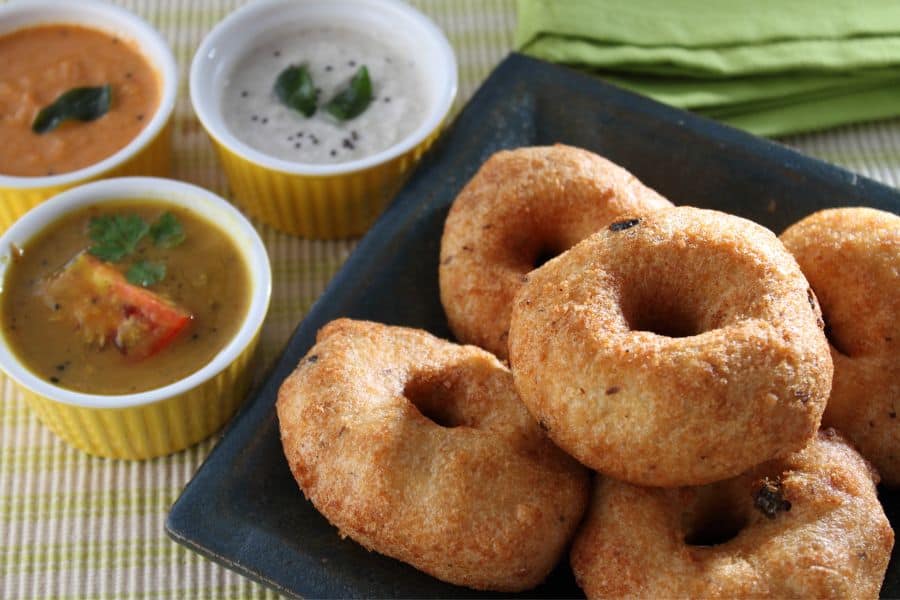 sambar vada south indian street food