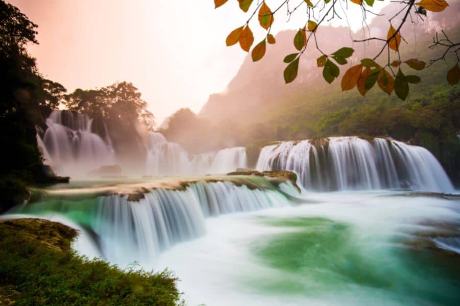 ban gioc waterfall cao bang vietnam