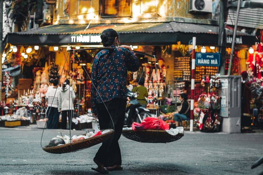streets of hanoi vietnam