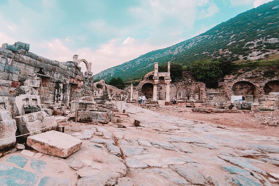 domitian square ephesus turkey