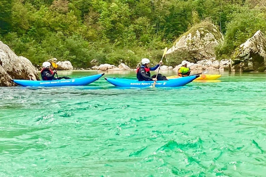 kayaking soca river 
