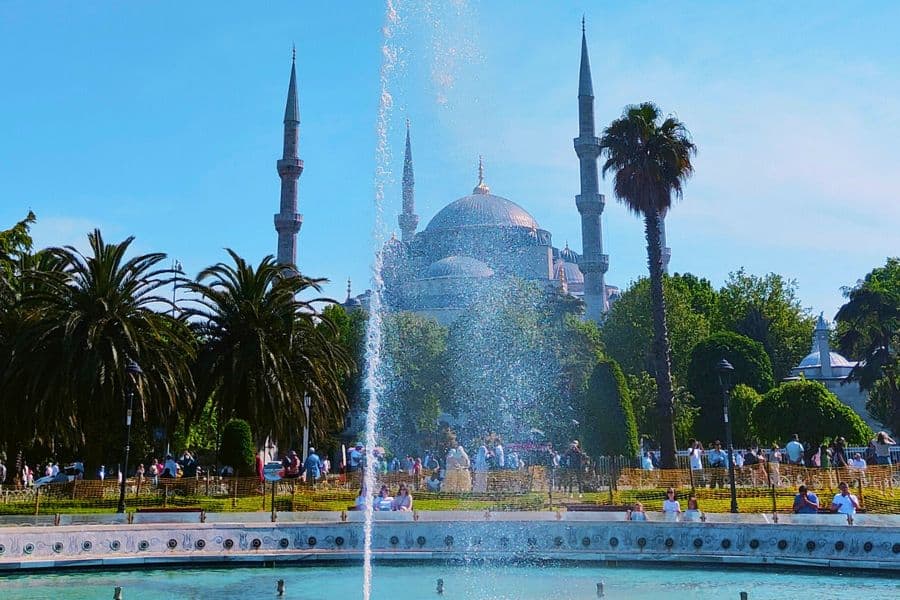 sultan ahmed mosque aka blue mosque in sultanahmet